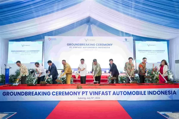 VinFast động thổ nhà máy lắp ráp ở Indonedia
