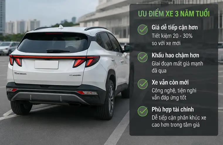 Xe cũ 3 năm tuổi có phải lựa chọn kinh tế nhất?