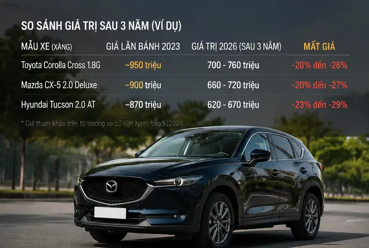 Xe cũ 3 năm tuổi có phải lựa chọn kinh tế nhất?