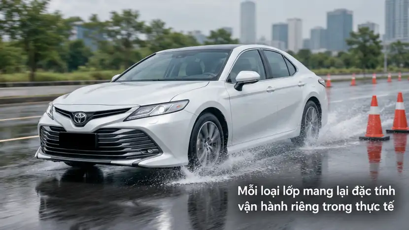 Cùng một kích thước, vì sao hai loại lốp lại cho cảm giác lái khác nhau?