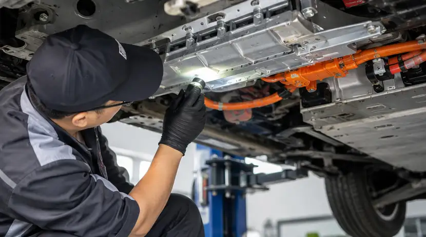 Ô tô điện lội nước giỏi, nhưng có chắc không hư hại?